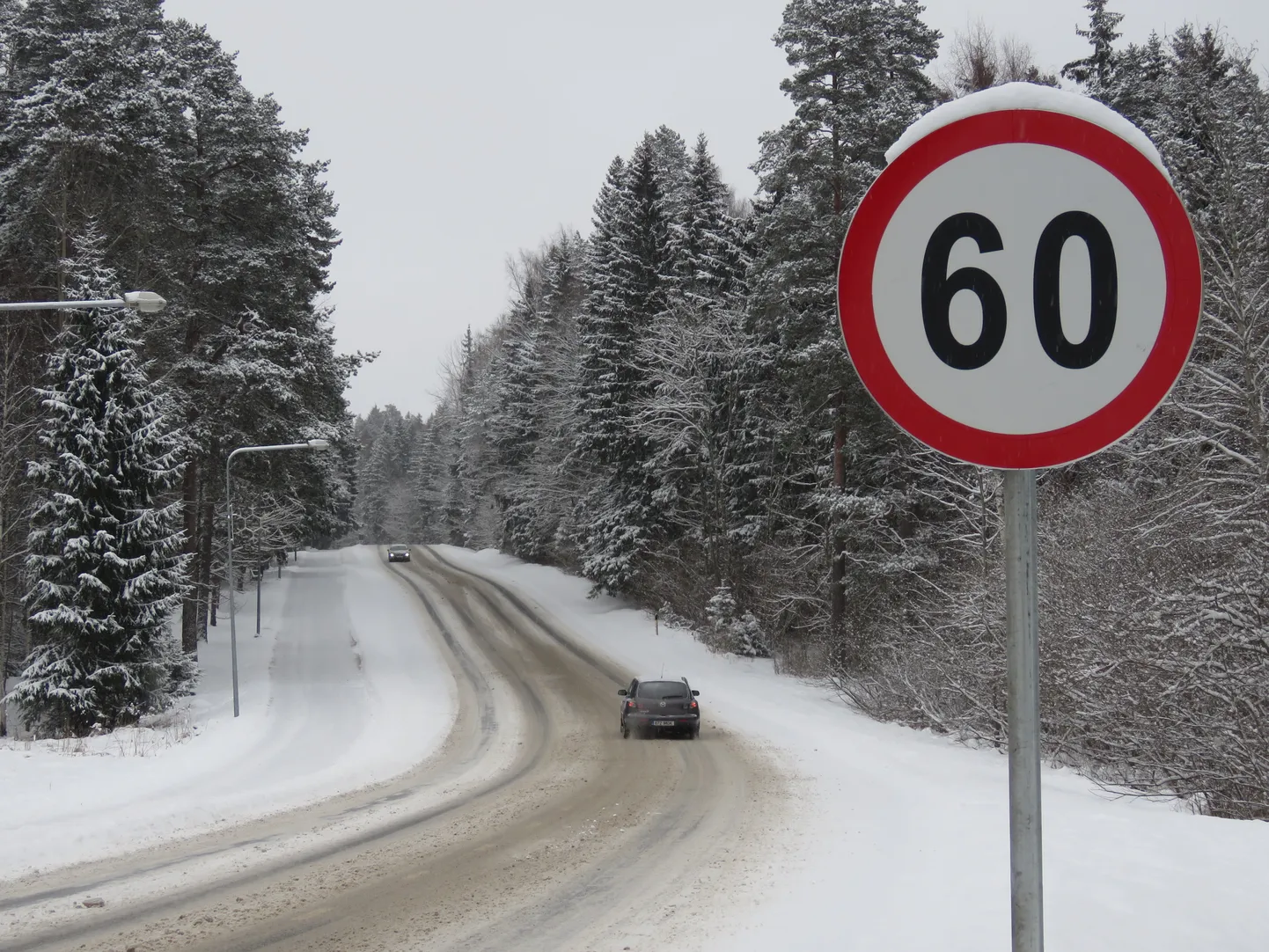 Otepää linnas Pühajärve teel võib nüüd sõita varasemast kiiremini.