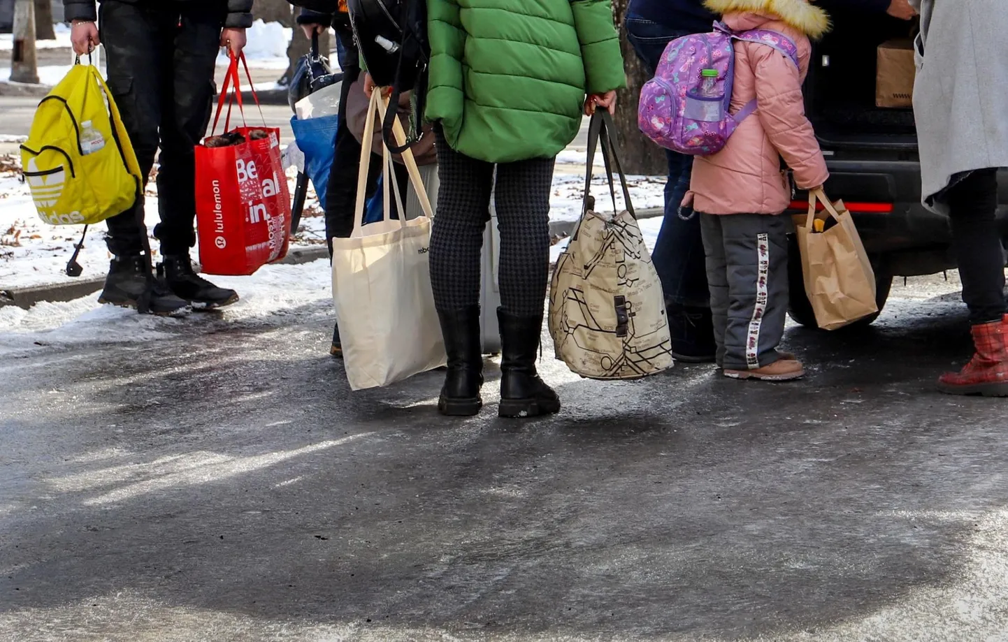 Sõjapõgenike vastuvõtupunkt Pärnus. Foto on illustratiivne.