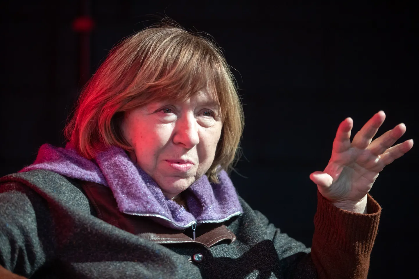 Nobeli auhinna laureaat Svjatlana Aljaksijevitš.
