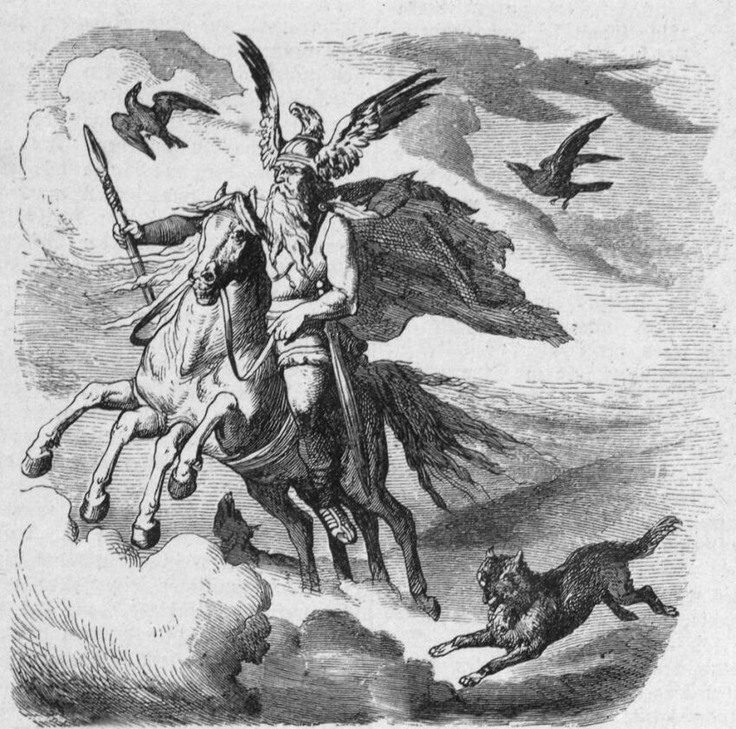 Viikingid uskusid, et jumalate pealik Odin lendas sel ajal oma kaheksajalgse hobuse Sleipneri seljas öötaevas ringi ja jagas kingitusi.