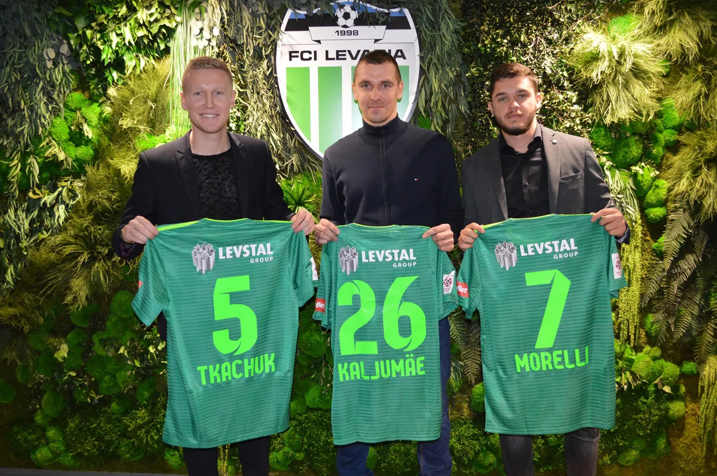 Vasakult: Juri Tkatšuk, Marek Kaljumäe, Joao Morelli.