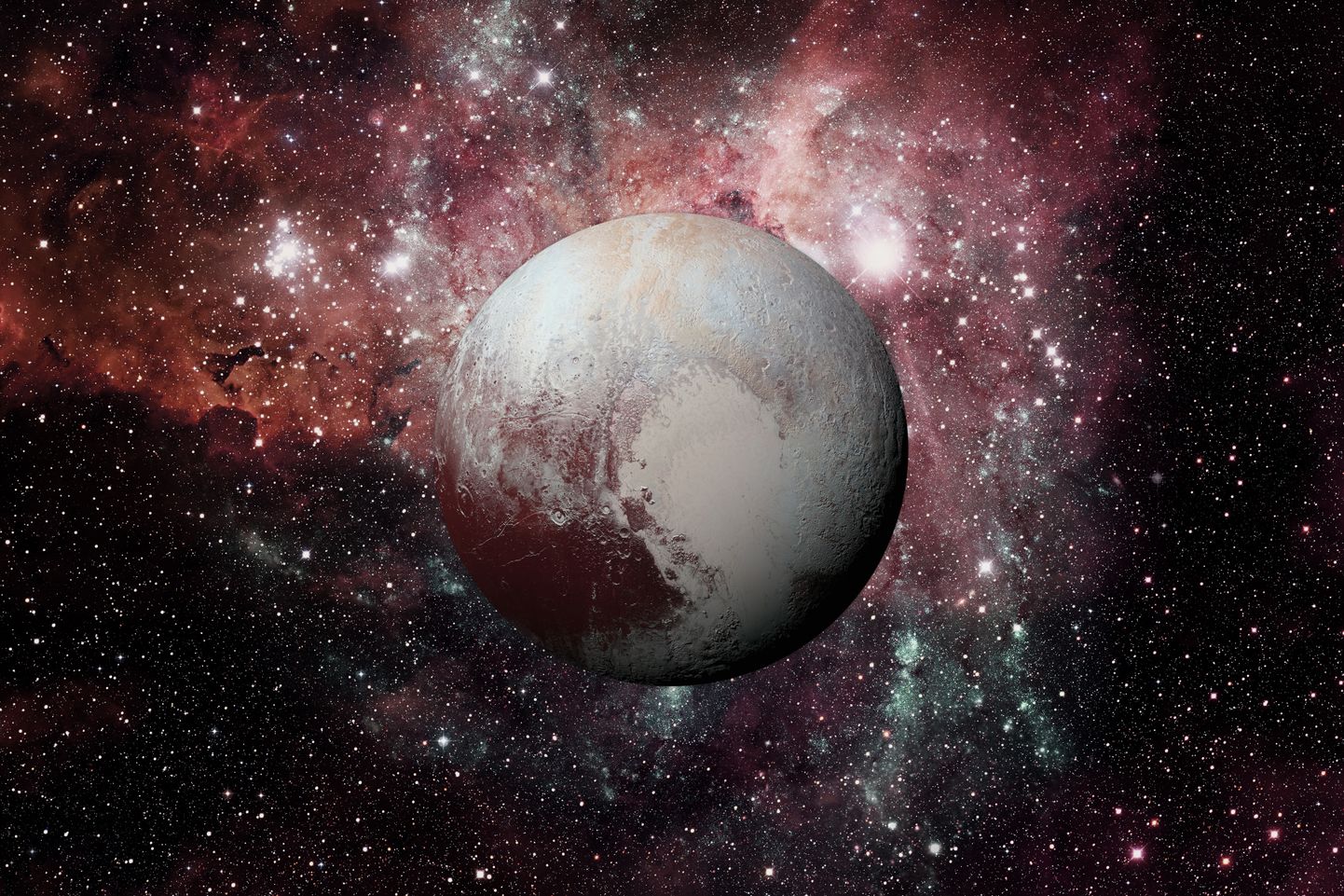 Карликовая планета Плутон. Иллюстративное фото