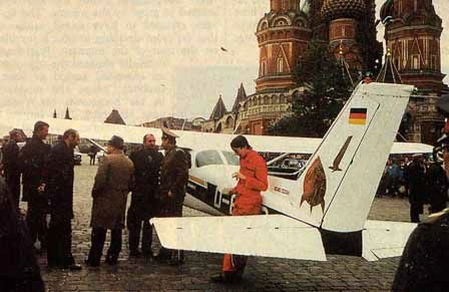 Mathias Rust Punasel väljakul.