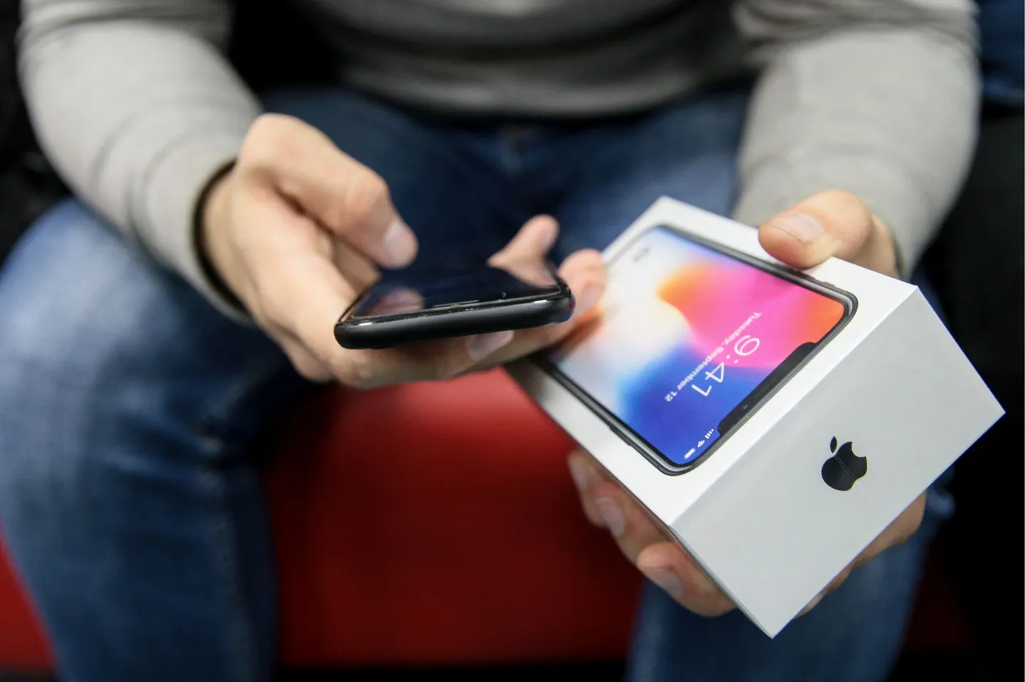 iPhone X.