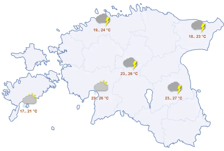 Ilm kolmapäeval