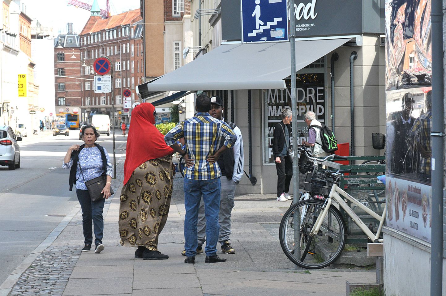 Migrandid Kopenhaagenis. Foto on illustreeriv.