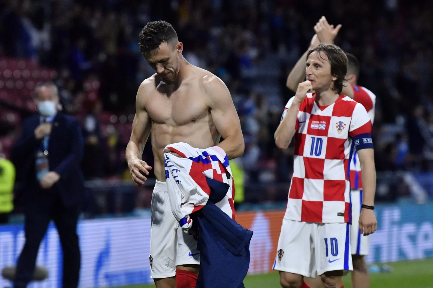 Ivan Perišic (vasakul) ja Luka Modric.