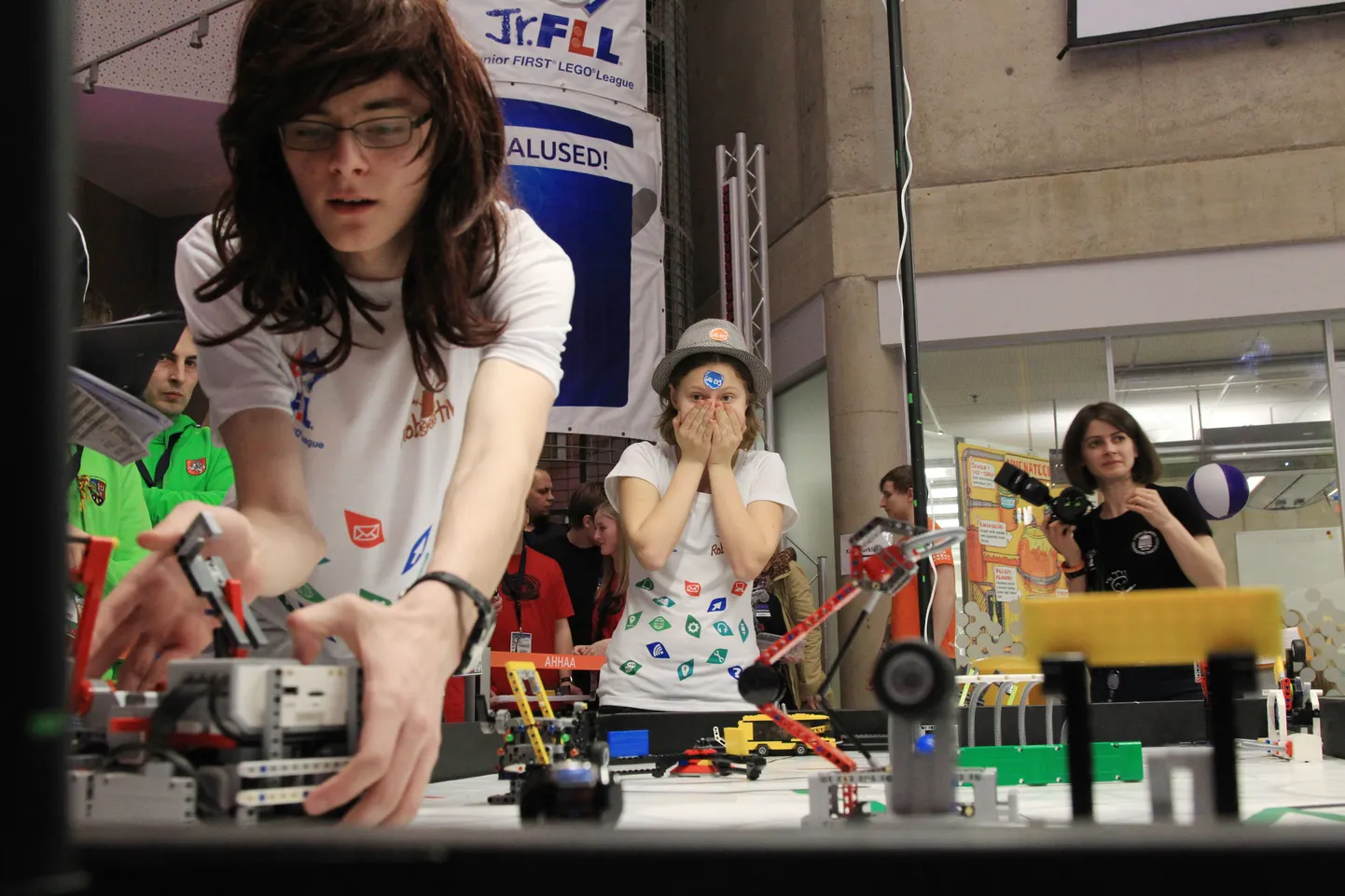 Õpilaste robootikavõistlus FIRST LEGO League.