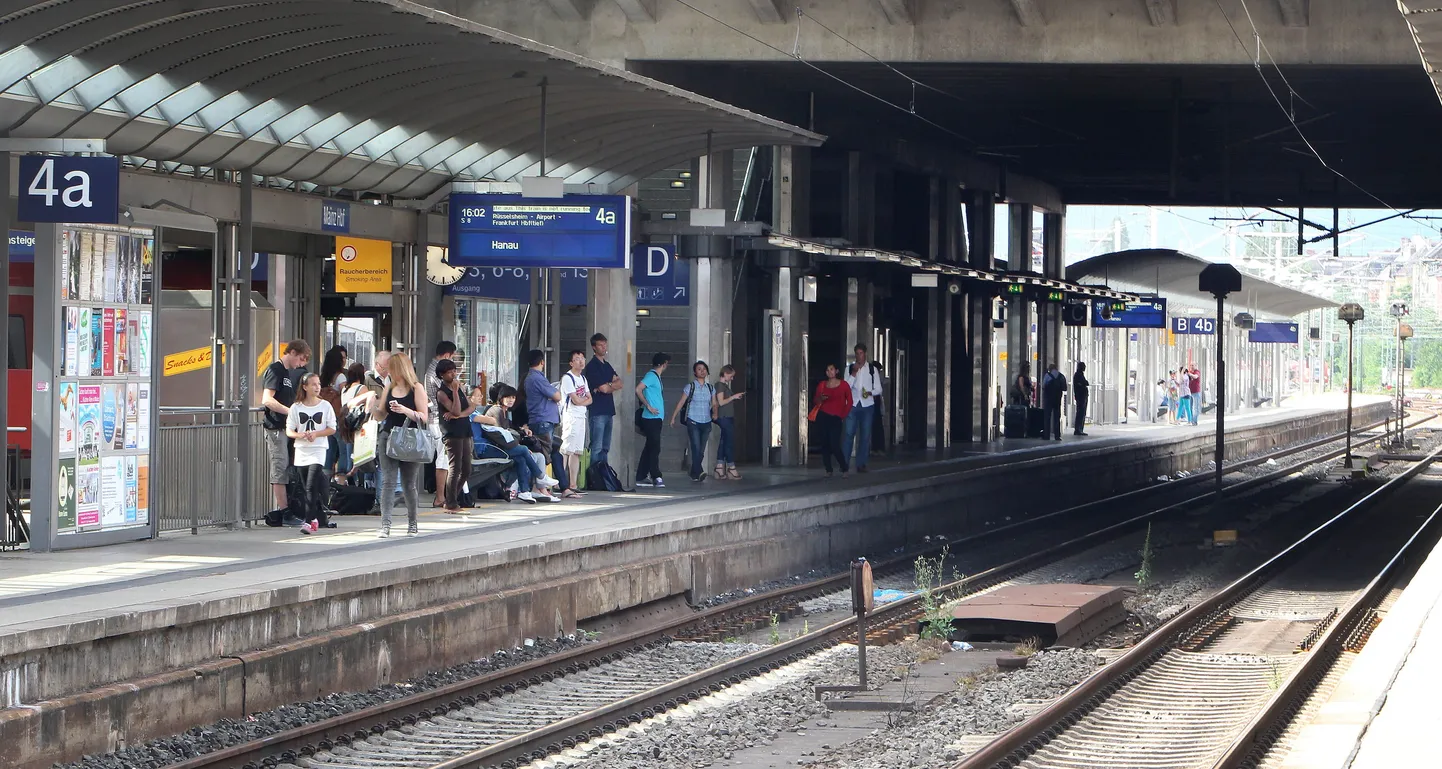 Bild: Al-Qaeda plaanib rünnata Euroopa raudteid. Fotol raudteejaam Saksamaal Mainzis