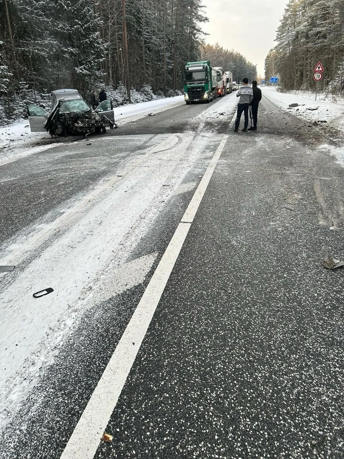 Два серьезных ДТП на шоссе A5: несколько человек пострадали