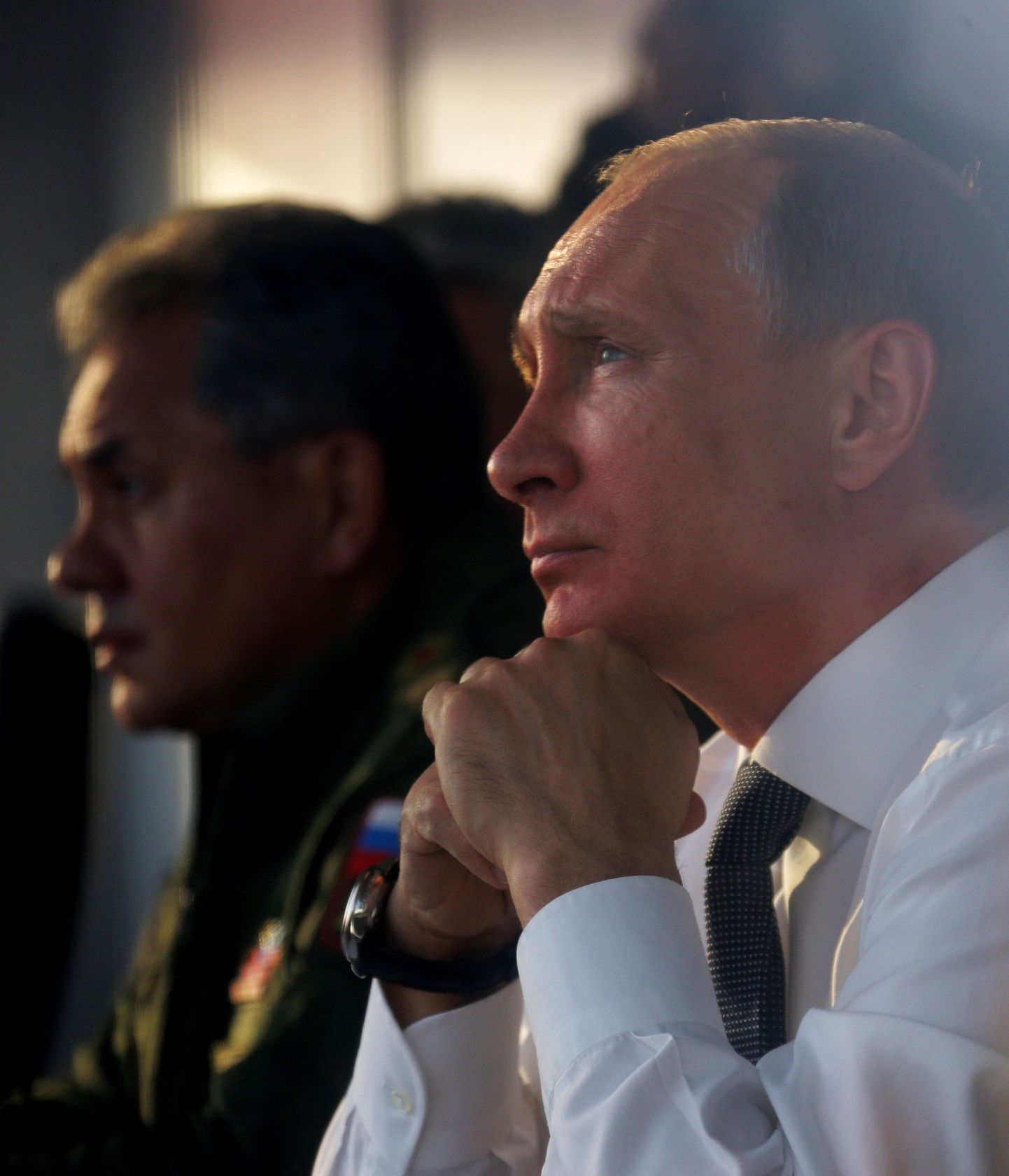 Vladimir Putin ja Venemaa kaitseminister Sergei Šoigu.