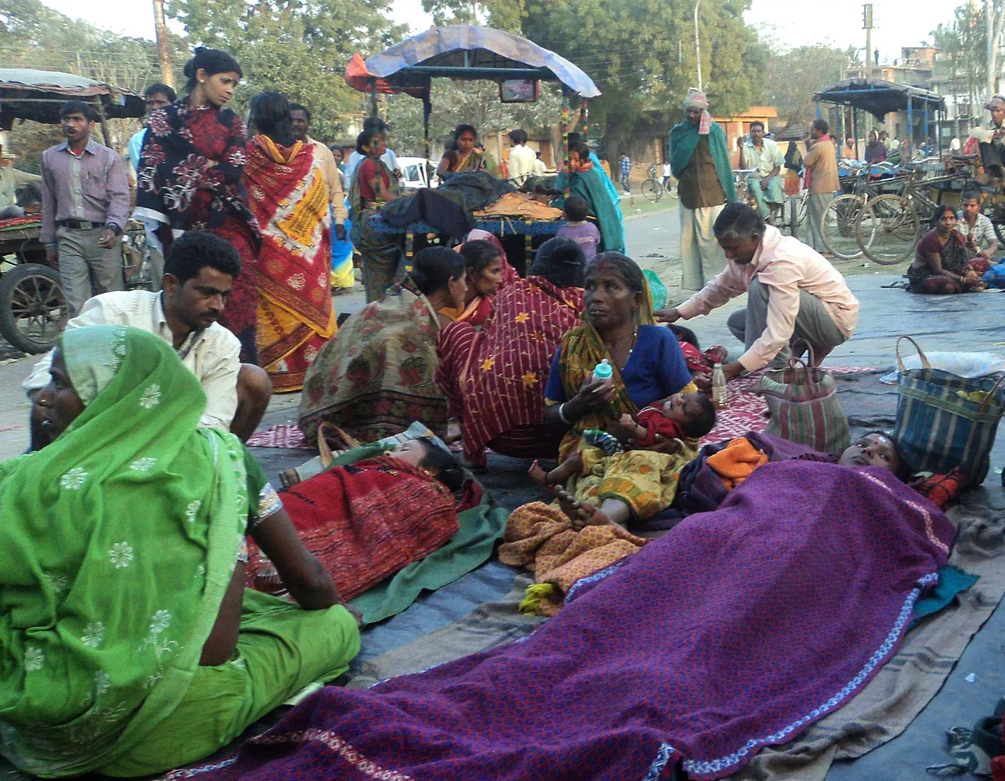 Indias heideti steriliseeritud naised tühermaale