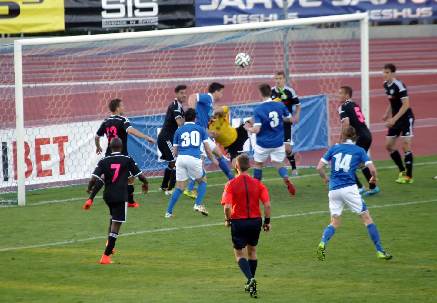 Euroopa Liiga esimese eelvooru kordusmängus kohtusid Nõmme Kalju ja Reykjavki Fram.