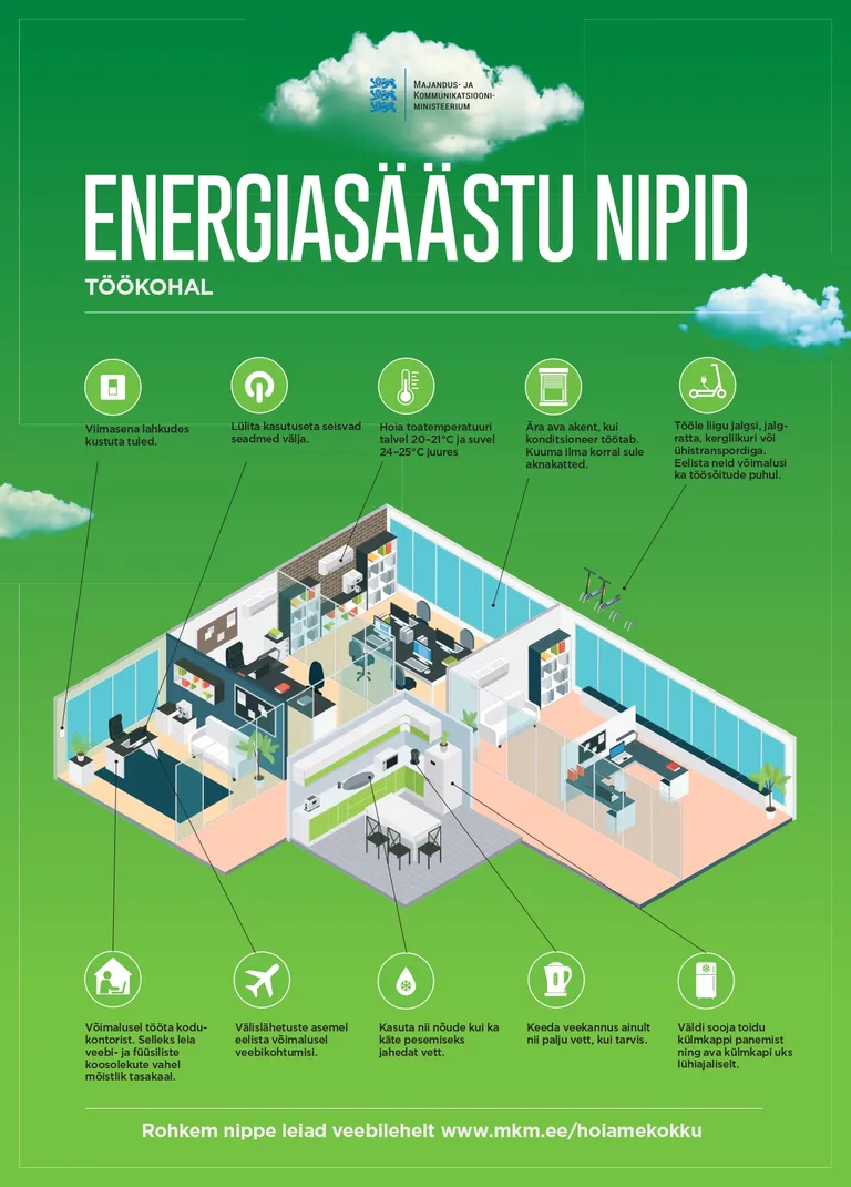 Energiasäästu nipid tööl.