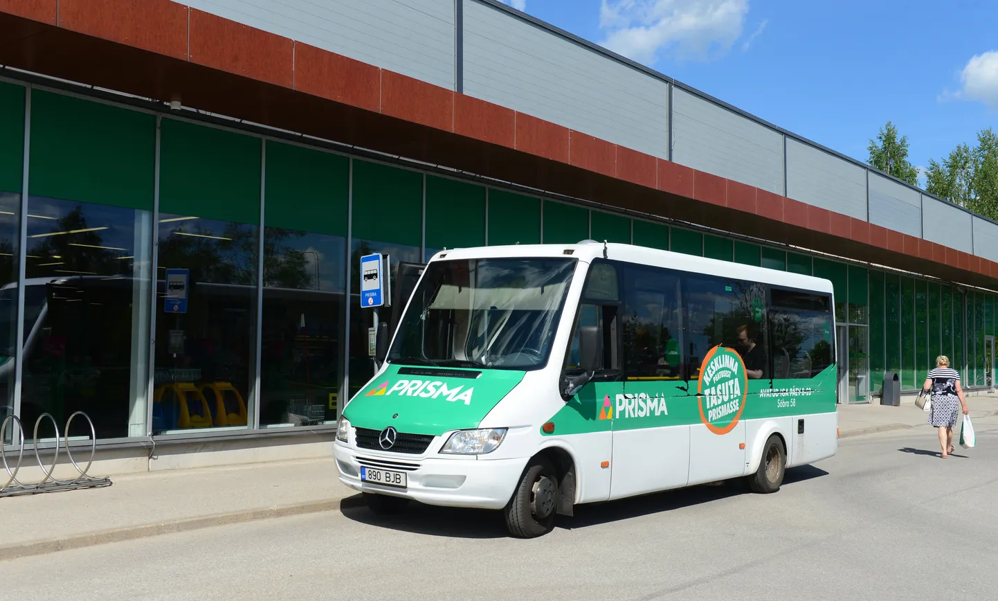 Kesklinnast Sõbra Prismasse ja tagasi saab tasuta bussiga sõita kuni juuni lõpuni.