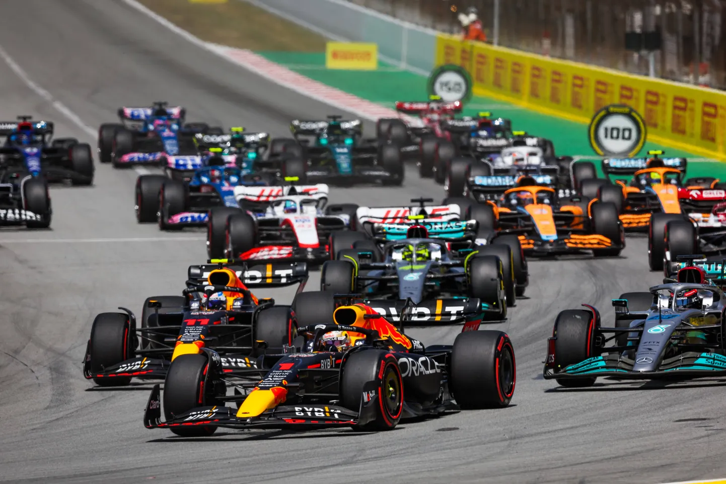 Kataloonia vormel 1 GP start eile.
