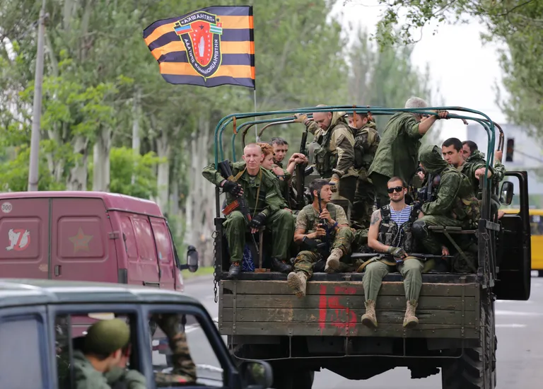Isehakanud Donetski Rahvavabariigi võitlejad Foto: Scanpix