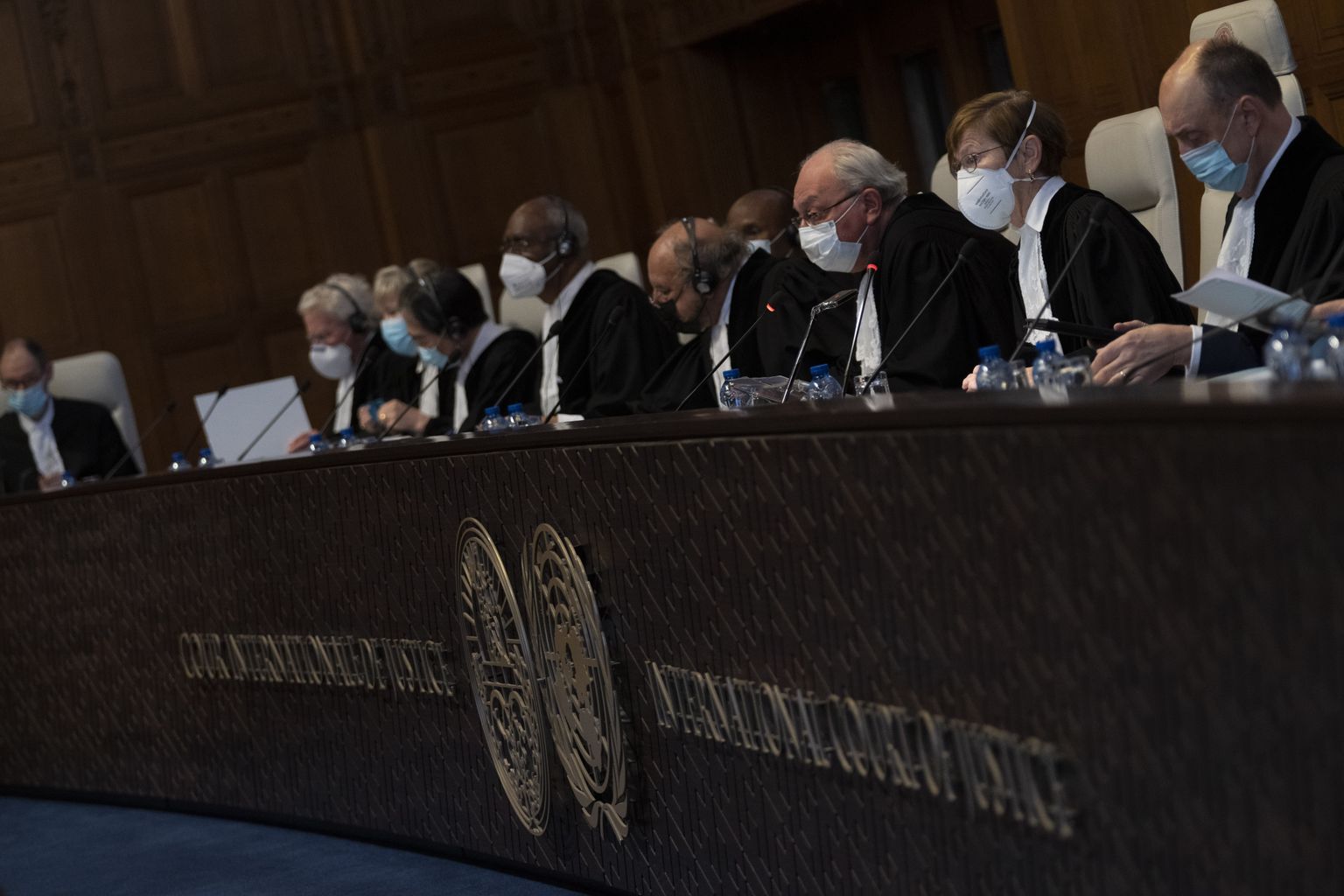 Rahvusvahelise Kohtu istungi algus Haagis 30. jaanuar 2023.