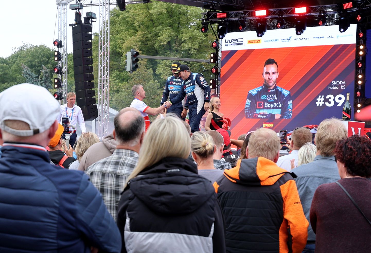 WRC Rally Estonia 2023 finišipoodium ja lõputseremoonia