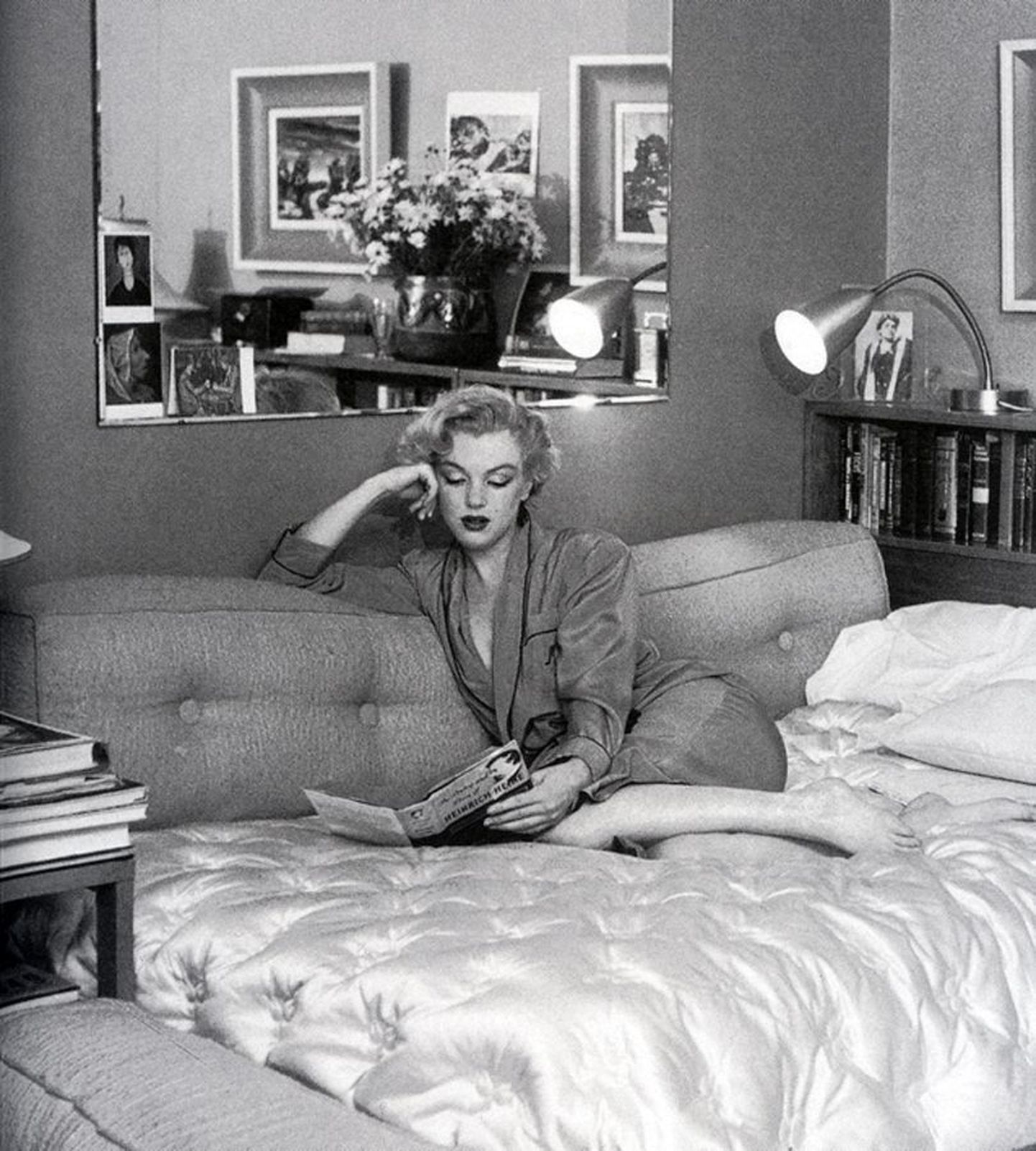 Marilyn Monroe luges väga palju ja sugugi mitte ainult siis, kui kaamera teda jäädvustas.