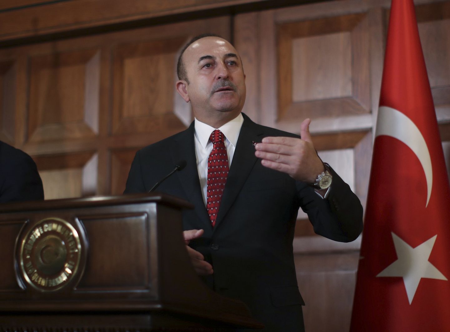 Türgi välisminister Mevlüt Çavuşoğlu.