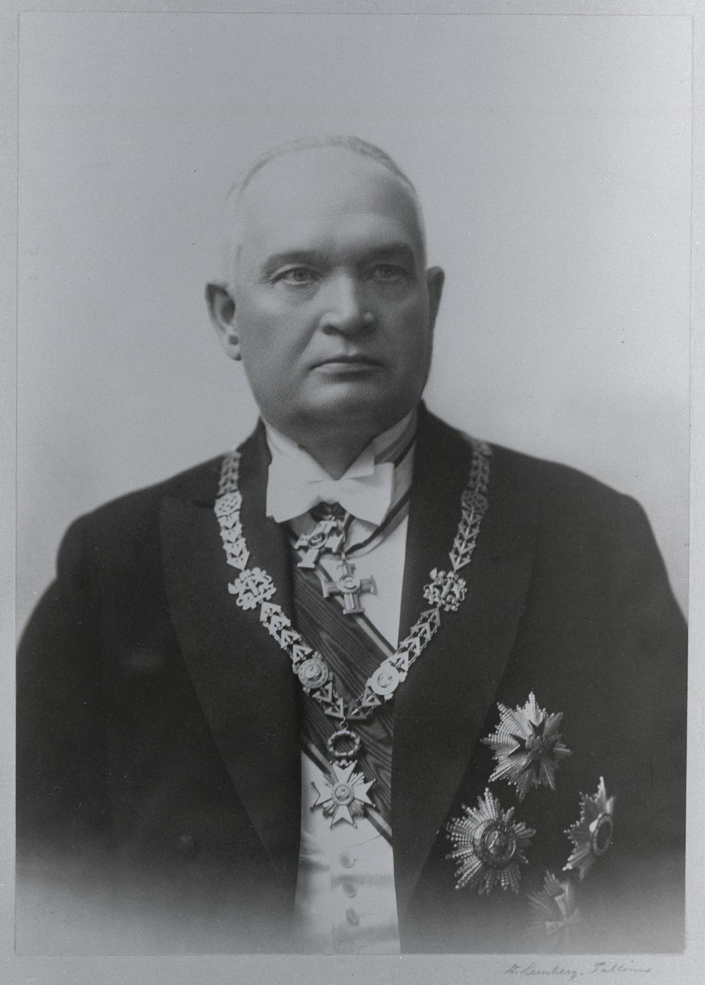 Riigivanem Konstantin Pätsi paraadportree, 1930. aastad.