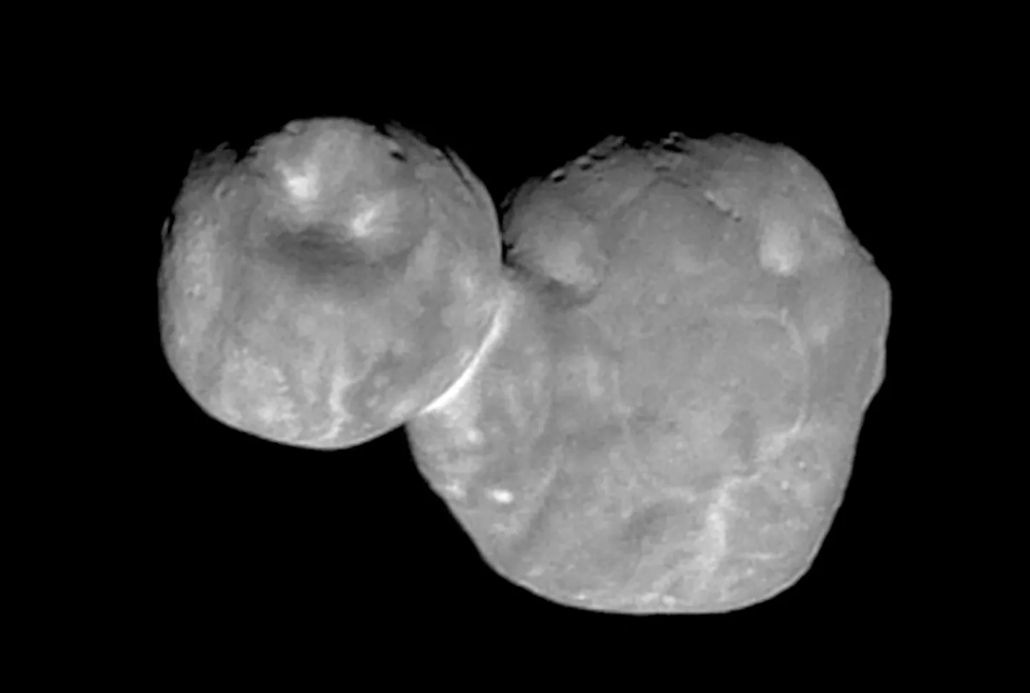 Kosmosa "sniegavīrs" Arrokots.