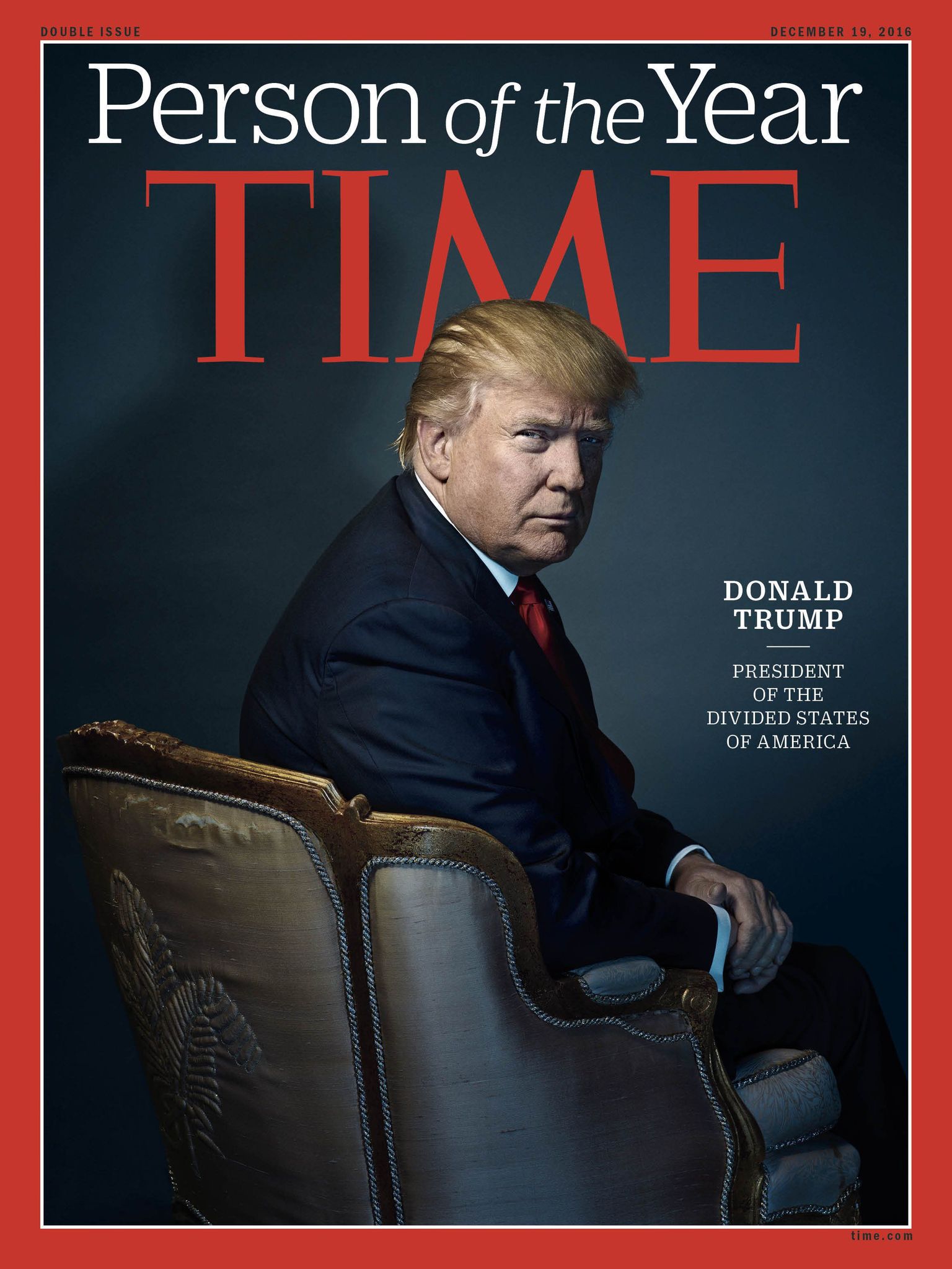 Donald Trump väljaande Time esikaanel