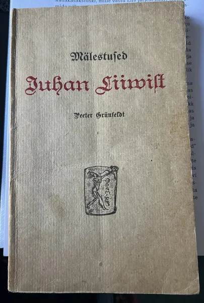 Grünfeldti õhuke brošüür Juhan Liivist
