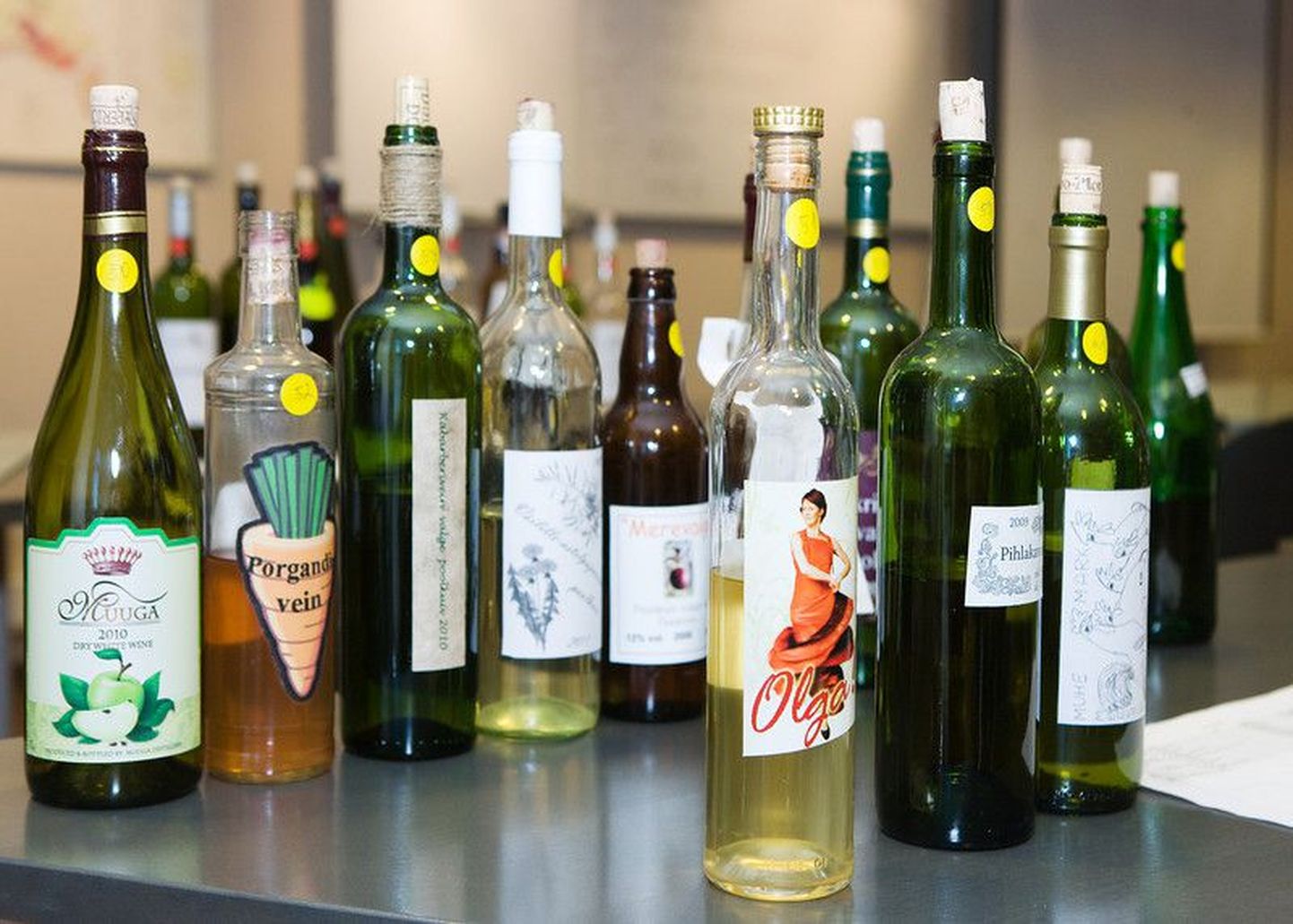 Koduveinide võistlusele saadeti 74 erinevat veini.