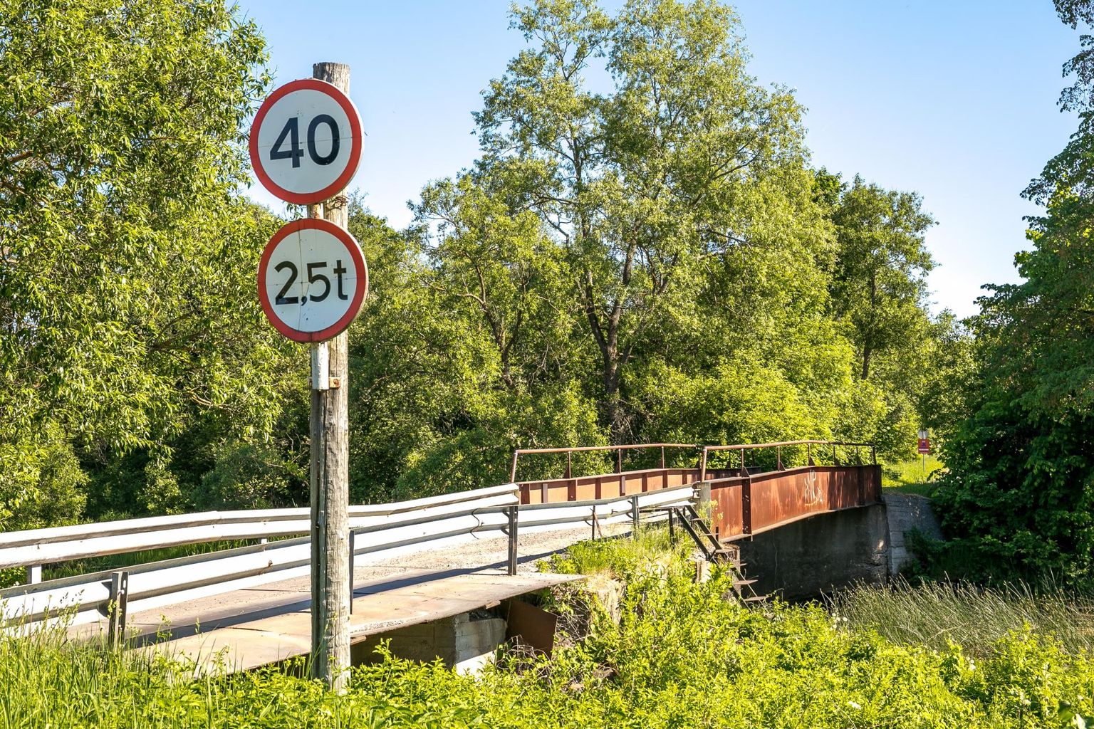 Rail Balticu trassile jääb ka Reiu jõe sild Valga-Uulu maanteel.