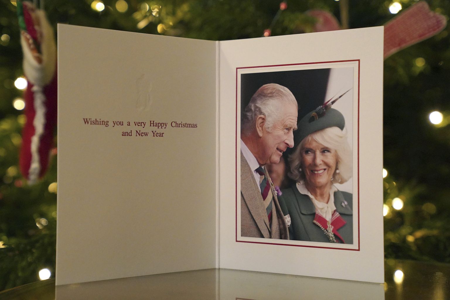 Briti kuninga Charles III ja kuninganna Camilla jõulukaart 2022