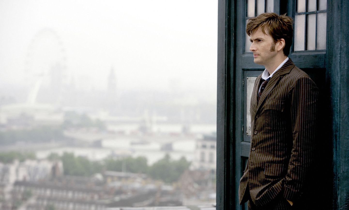 Kaader sarjast «Doctor Who» 2006. aastal. Pildil näitleja David Tennant.