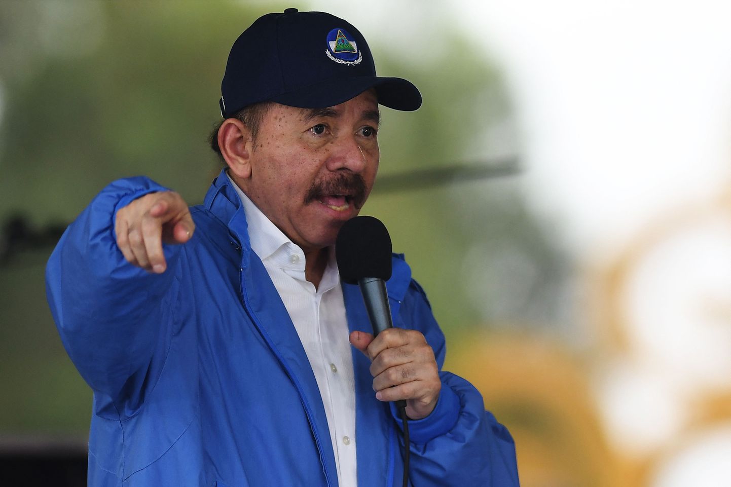 Nicaragua president Daniel Ortega Managuas 7. juuli 2018
