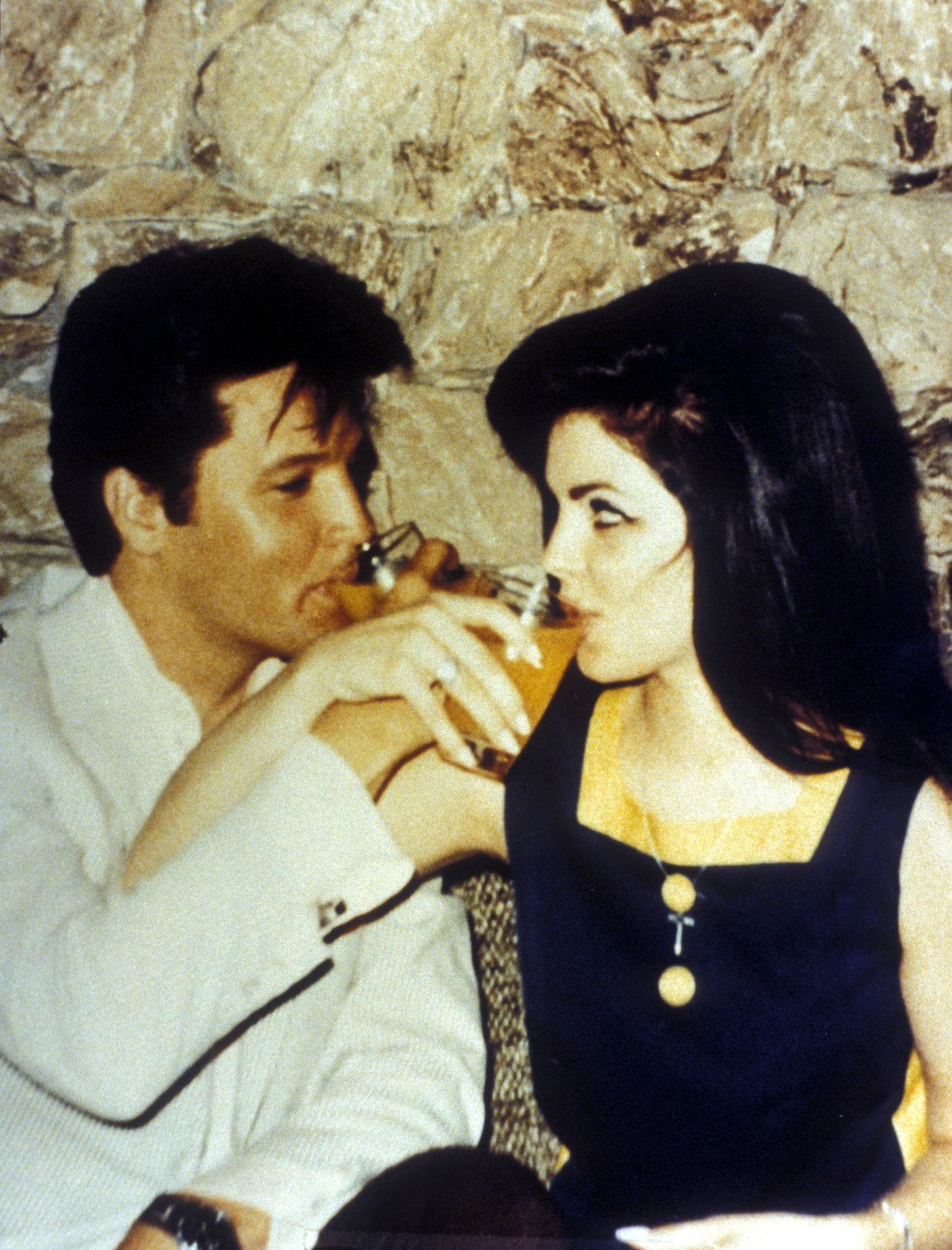 Elvis and Priscilla.