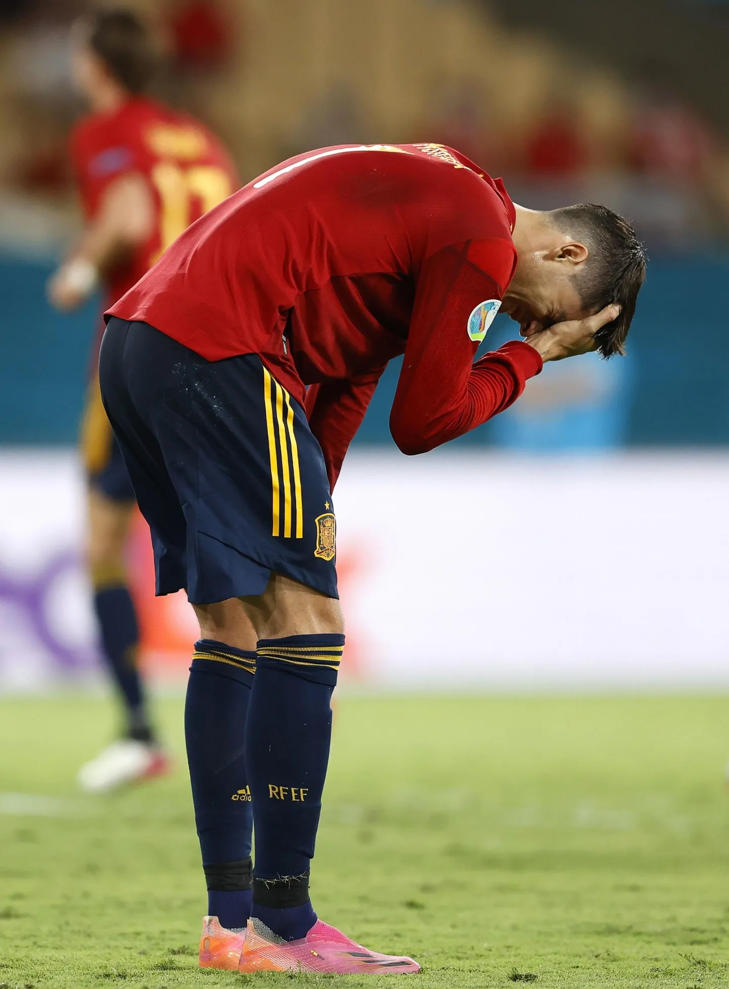Alvaro Morata lõi küll Hispaania värava, aga raiskas ka kõvasti võimalusi.
