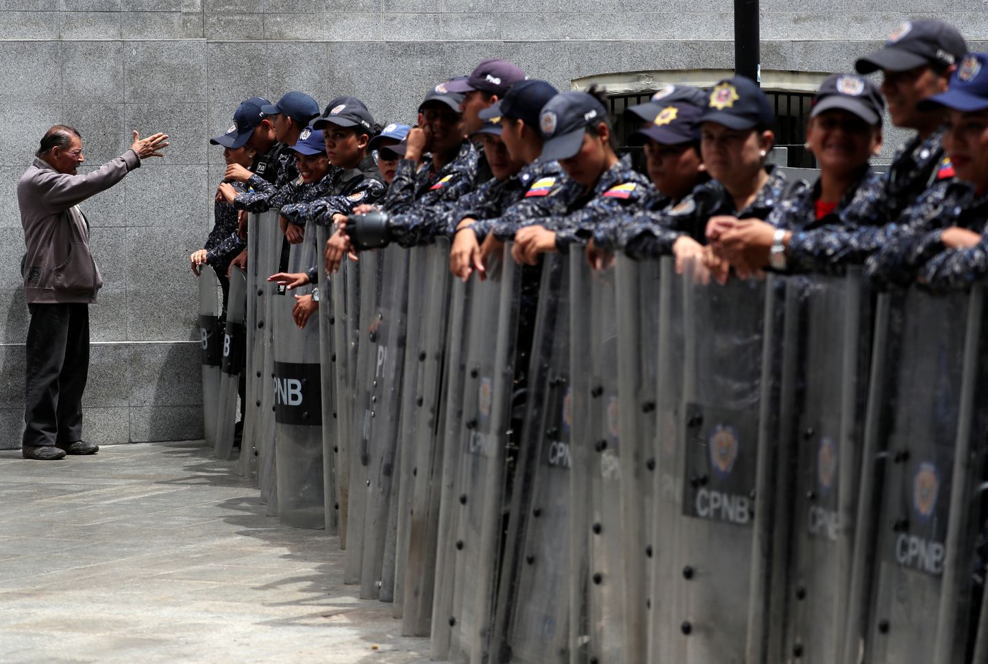 Venezuela politsei.