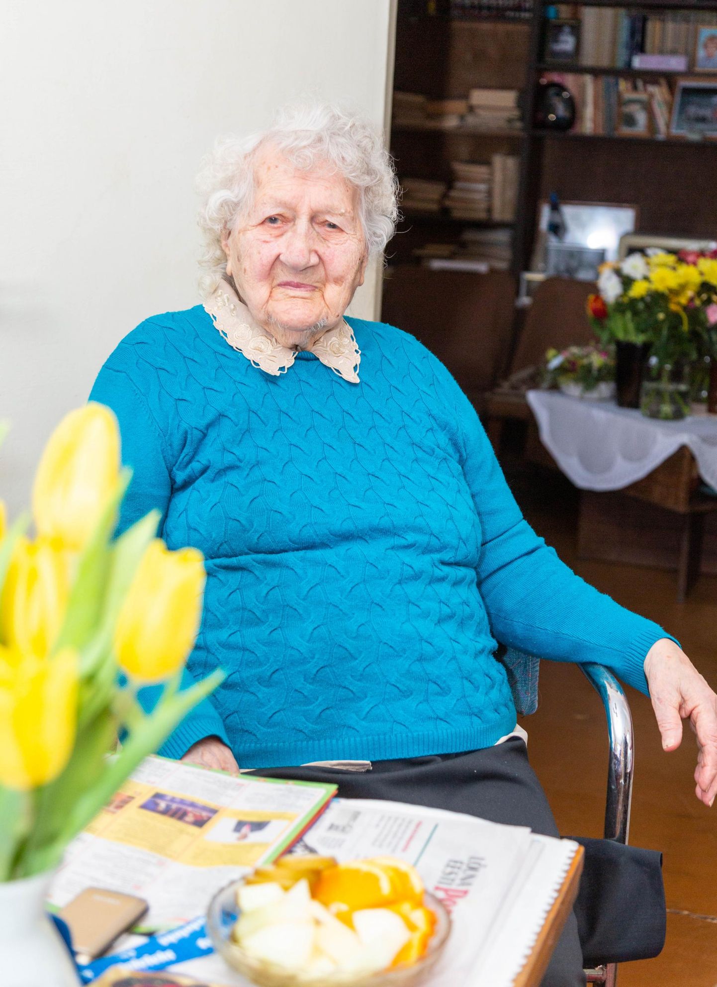 Linda-Helene Koort oma 100. sünnipäeval