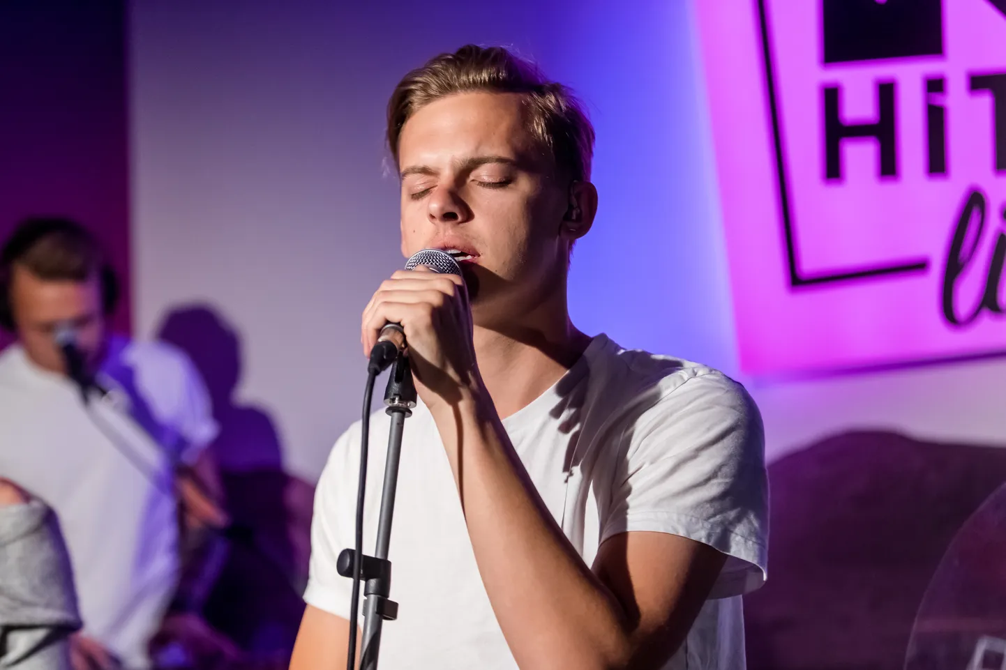 Myhits, Tallinn. 6.06.2018. 
Myhits live: Jüri Pootsmann ja Elina Born. 
Foto: Madis Sinivee/Eesti Meedia