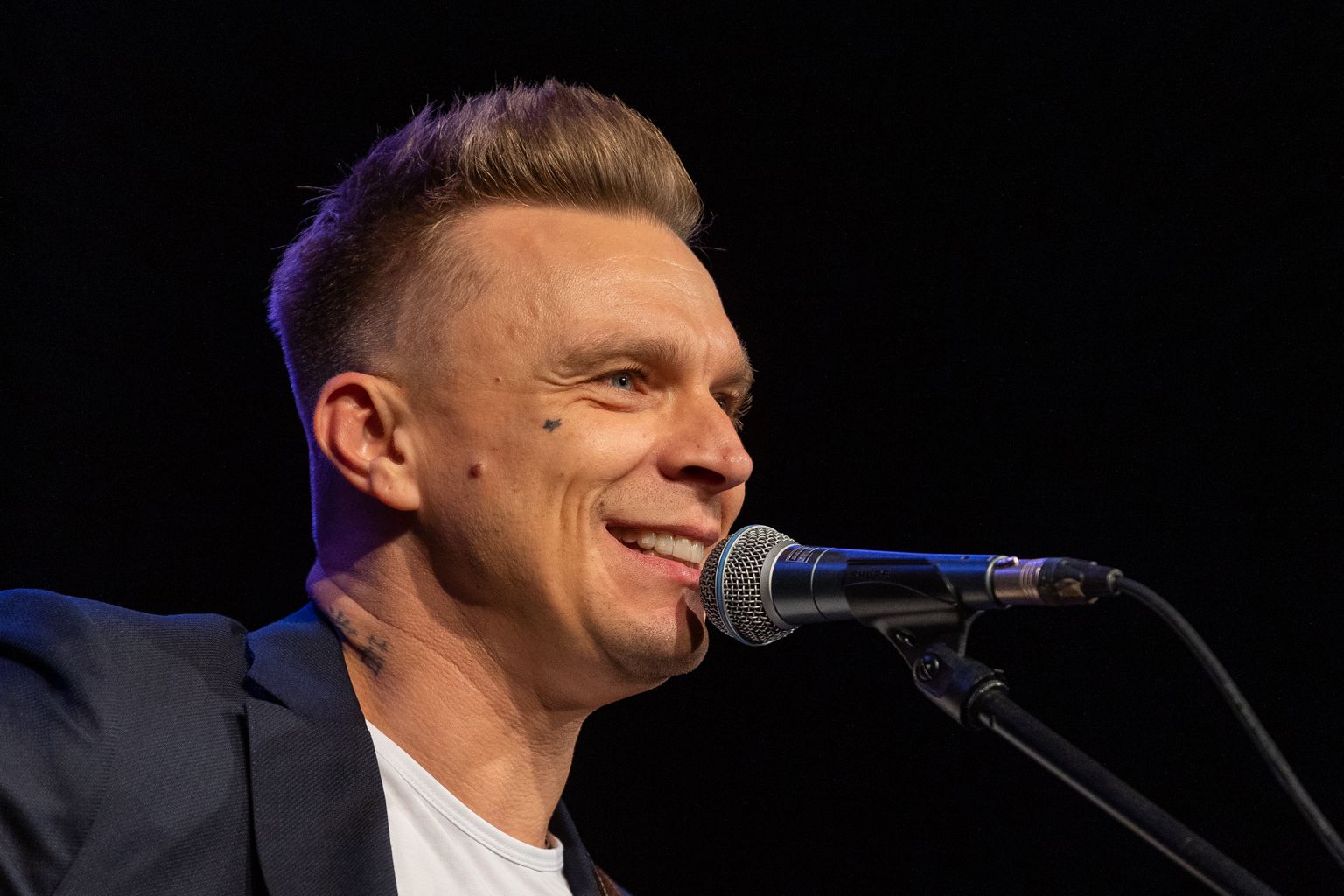 Rock Hoteli laule esitavad Tanel Padar (pildil), Ott Lepland ja Robert Linna.
