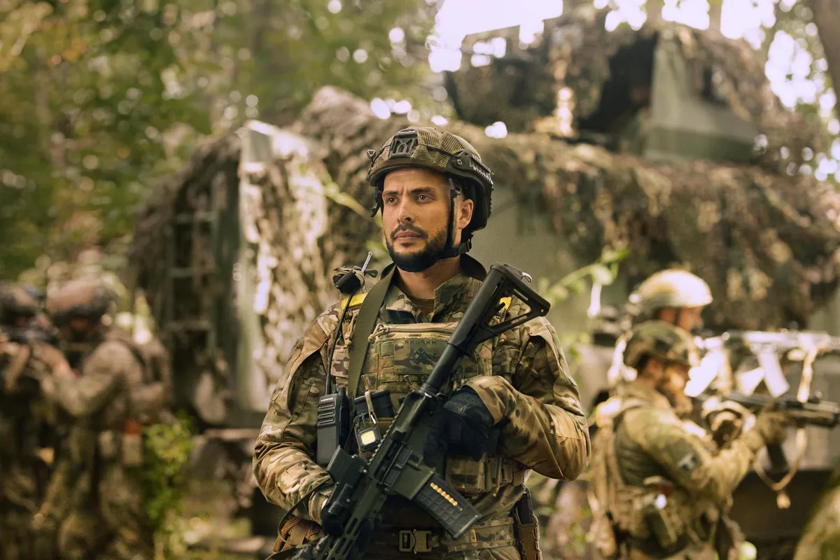 Fighters of the Hartia brigade.