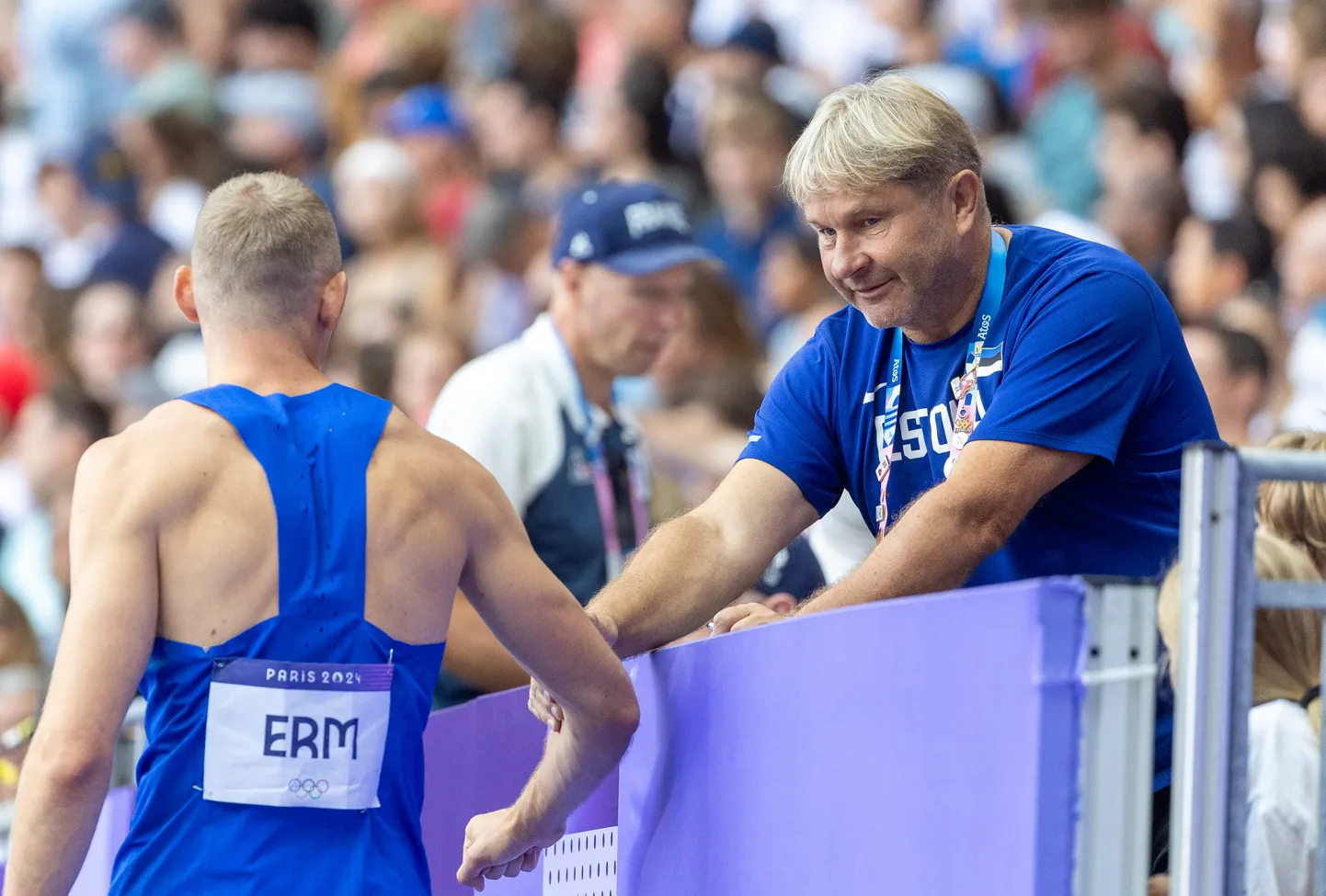 Johannes Erm (vasakul) ja Holger Peel on ka sise-MMil medalimängus.