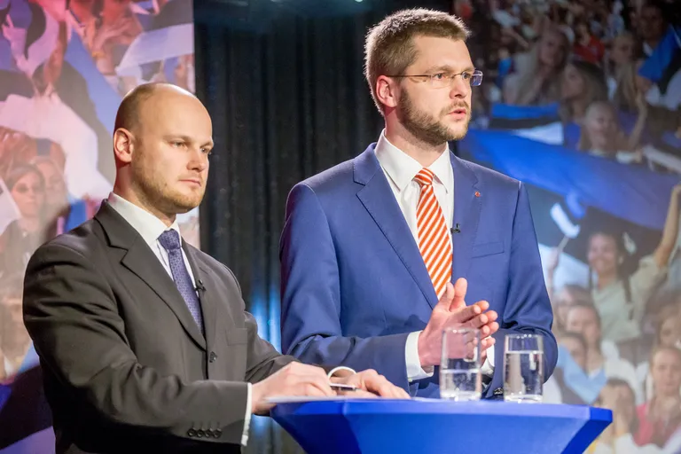 Sotsiaaldemokraadid Anto Liivat ja Jevgeni Ossinovski.