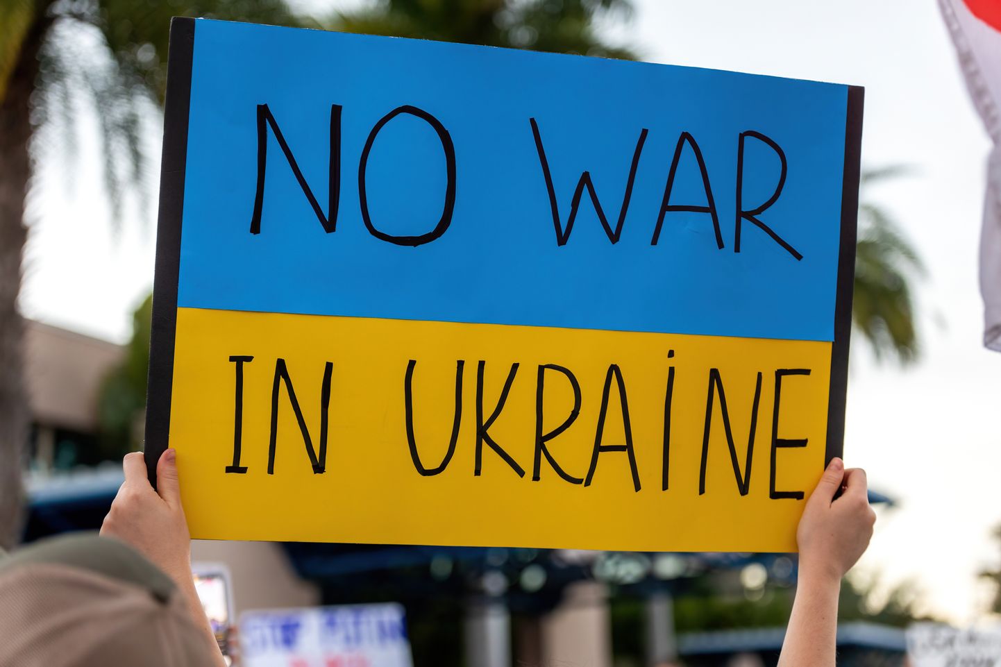 Нет войне в Украине. Иллюстративное фото