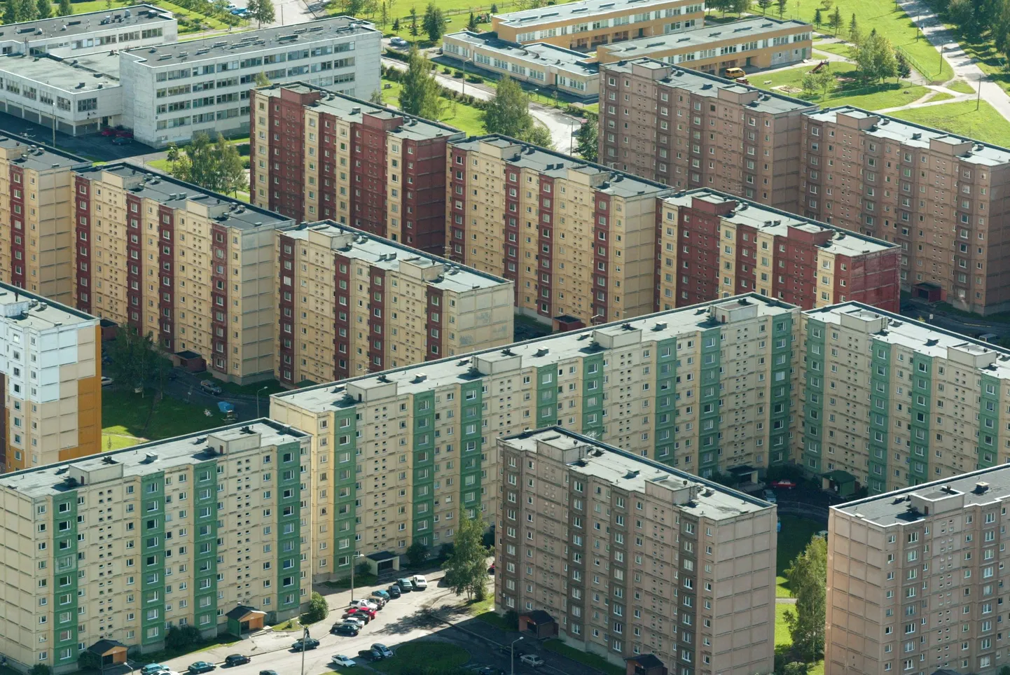 Paneelelamud Tartus Annelinnas.
