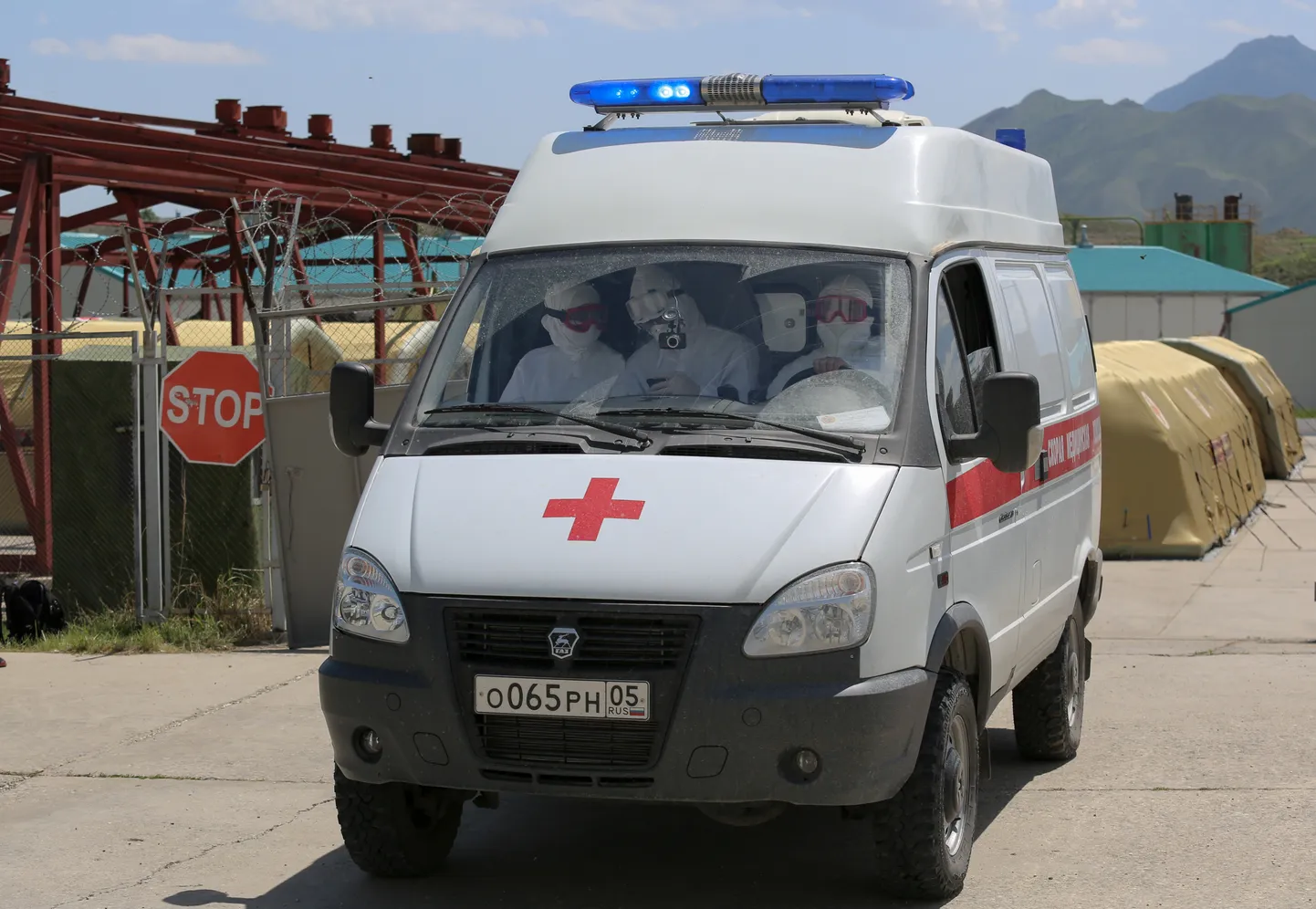 Kiirabiauto Dagestanis.
