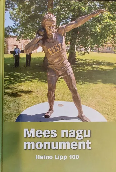 Так выглядит обложка только что вышедшей книги "Mees nagu monument".