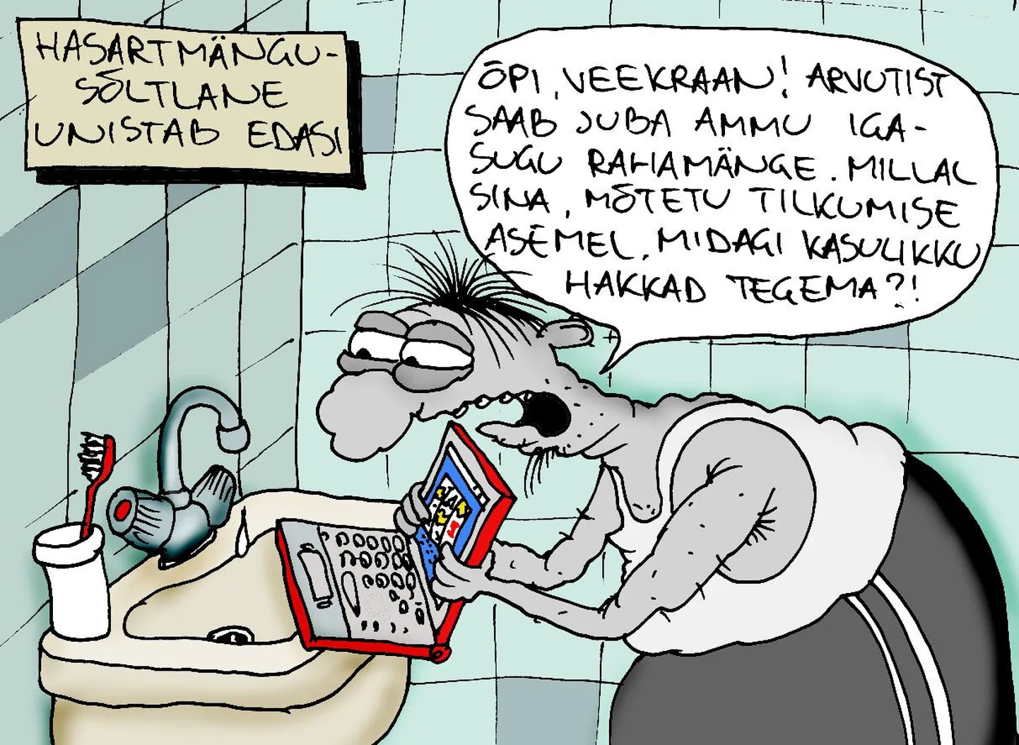 Hasartmängusõltuvus õitseb internetis.