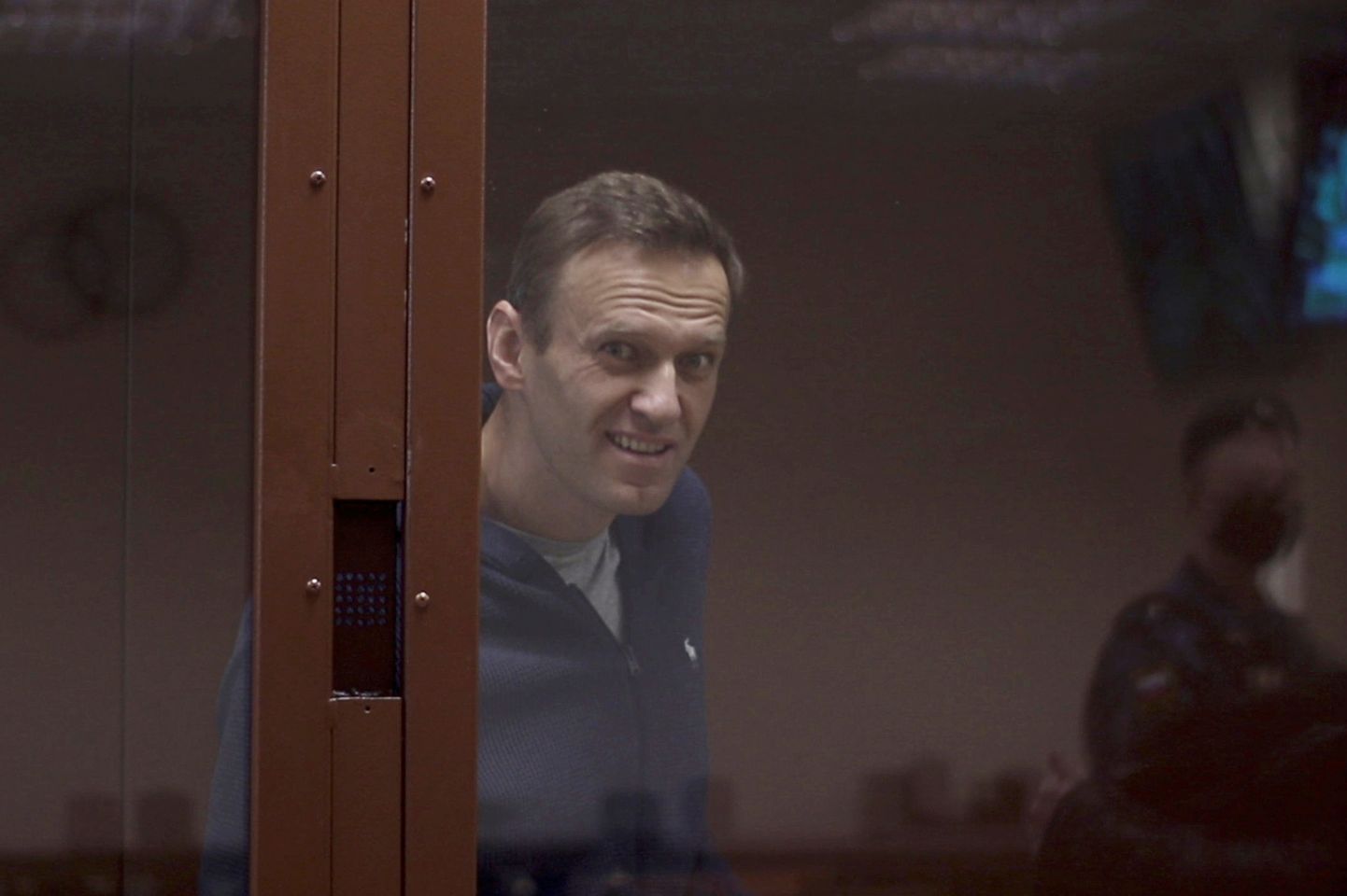 Aleksei Navalnõi kohtusaalis.