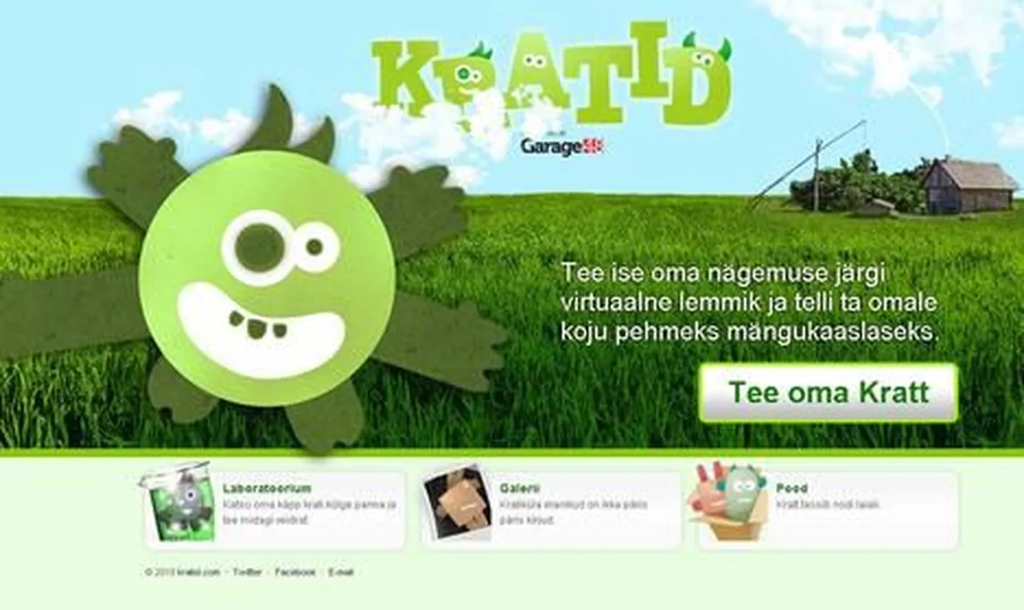 Скриншот сайта Kratid.com.